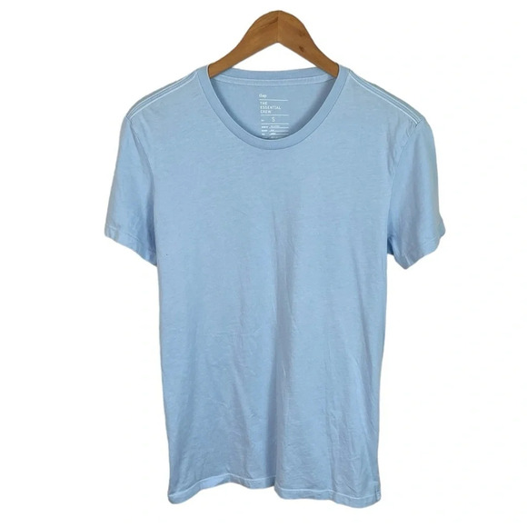TS1 Mens GAP The Essential Minimalist Plain Crew Neck T Shirt S - Picture 1 of 4